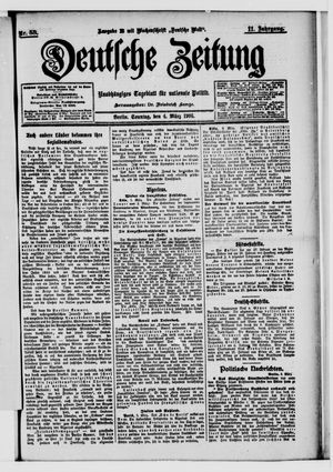 Deutsche Zeitung vom 04.03.1906