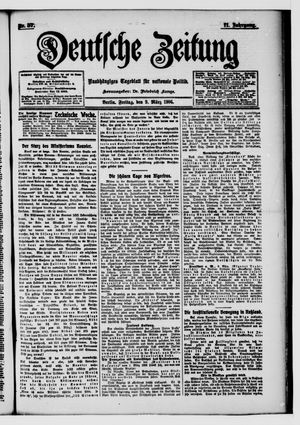 Deutsche Zeitung on Mar 9, 1906