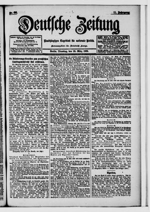 Deutsche Zeitung vom 20.03.1906
