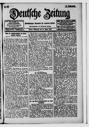 Deutsche Zeitung on Mar 21, 1906
