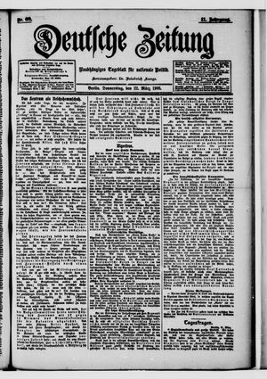 Deutsche Zeitung on Mar 22, 1906