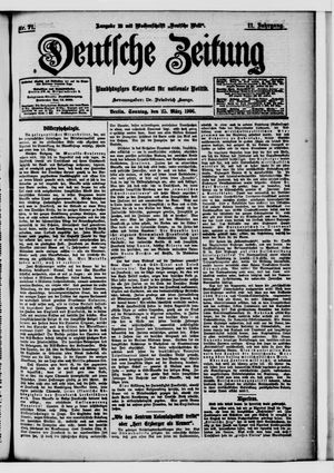 Deutsche Zeitung vom 25.03.1906