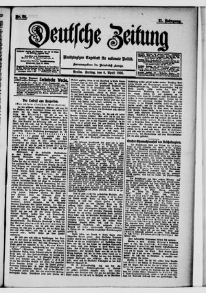 Deutsche Zeitung on Apr 6, 1906