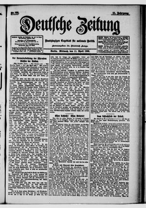 Deutsche Zeitung vom 11.04.1906