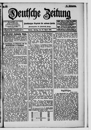 Deutsche Zeitung vom 27.04.1906