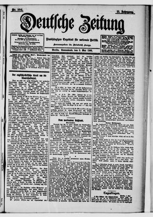 Deutsche Zeitung on May 5, 1906