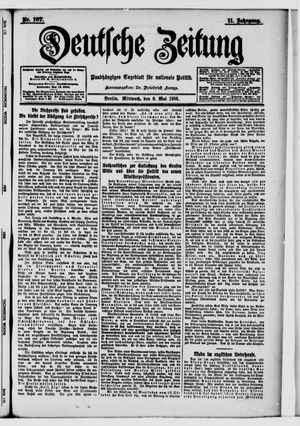 Deutsche Zeitung on May 9, 1906