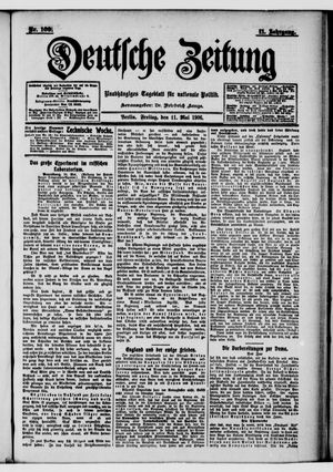 Deutsche Zeitung vom 11.05.1906