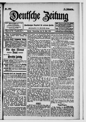 Deutsche Zeitung on May 24, 1906