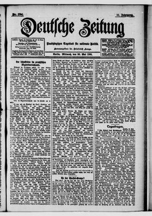 Deutsche Zeitung vom 30.05.1906