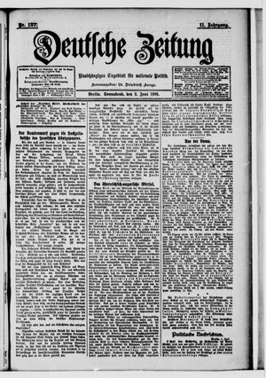 Deutsche Zeitung on Jun 2, 1906