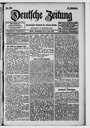 Deutsche Zeitung vom 09.06.1906