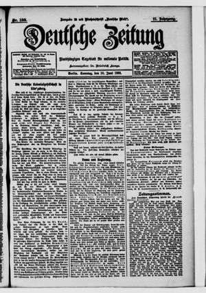 Deutsche Zeitung vom 10.06.1906