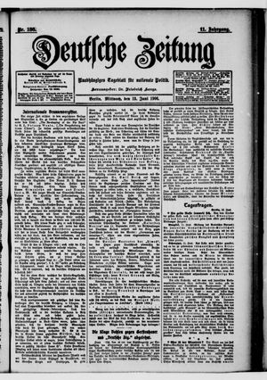 Deutsche Zeitung vom 13.06.1906