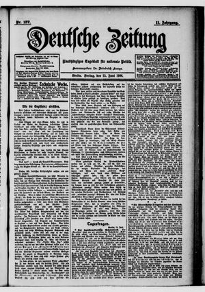 Deutsche Zeitung on Jun 15, 1906