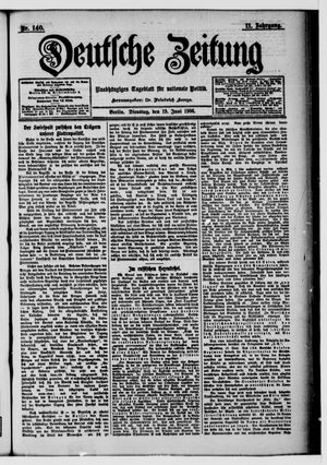 Deutsche Zeitung on Jun 19, 1906