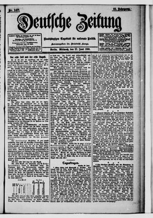 Deutsche Zeitung on Jun 27, 1906