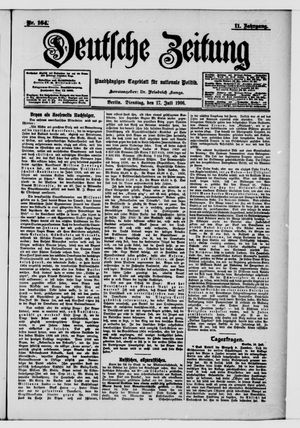Deutsche Zeitung vom 17.07.1906