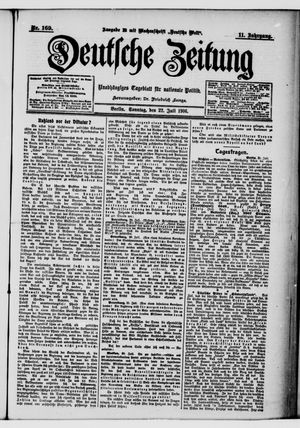 Deutsche Zeitung vom 22.07.1906