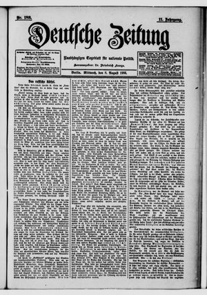 Deutsche Zeitung on Aug 8, 1906