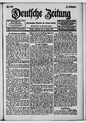 Deutsche Zeitung on Aug 14, 1906