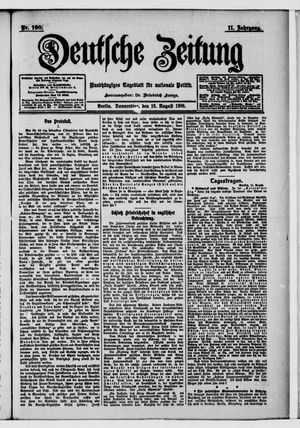Deutsche Zeitung vom 16.08.1906