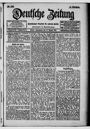 Deutsche Zeitung on Aug 18, 1906
