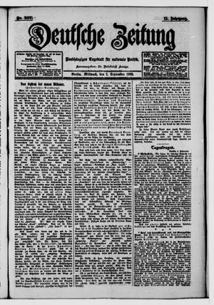 Deutsche Zeitung on Sep 5, 1906