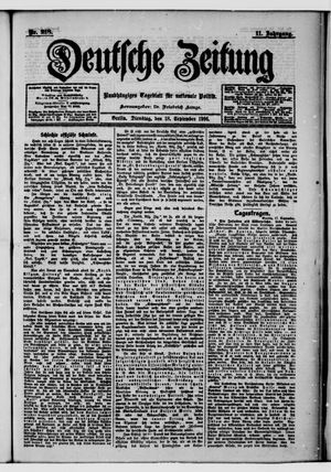 Deutsche Zeitung on Sep 18, 1906