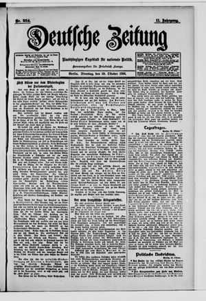 Deutsche Zeitung vom 30.10.1906