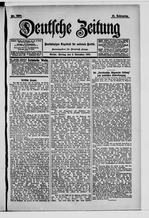 Deutsche Zeitung on Nov 2, 1906