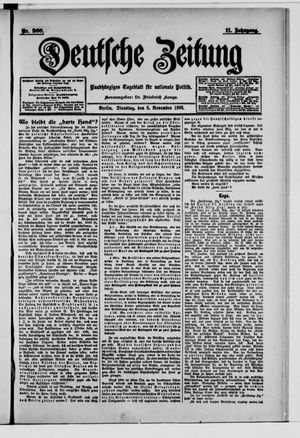 Deutsche Zeitung vom 06.11.1906