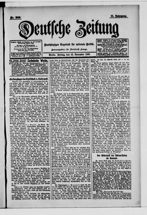 Deutsche Zeitung vom 16.11.1906