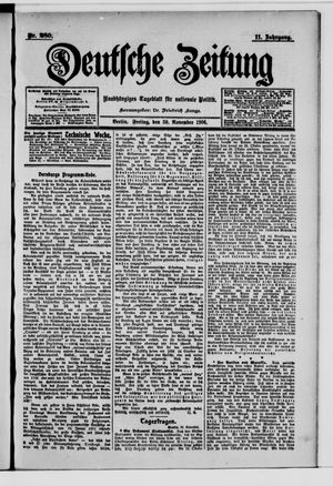 Deutsche Zeitung vom 30.11.1906