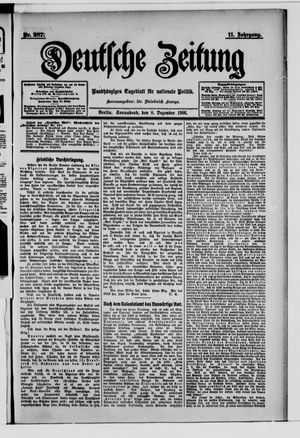Deutsche Zeitung on Dec 8, 1906