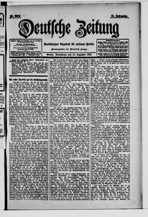 Deutsche Zeitung on Dec 15, 1906