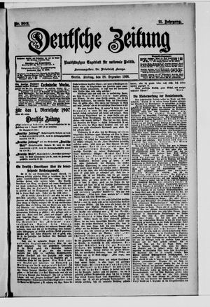 Deutsche Zeitung on Dec 28, 1906