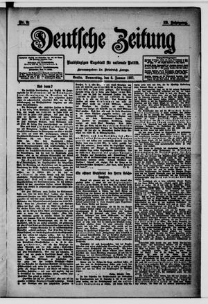 Deutsche Zeitung vom 03.01.1907