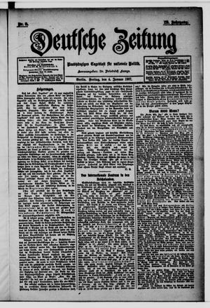 Deutsche Zeitung on Jan 4, 1907