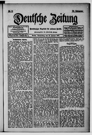 Deutsche Zeitung vom 10.01.1907