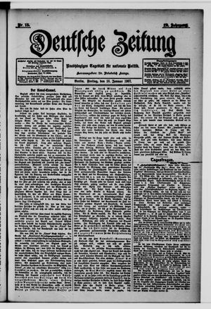 Deutsche Zeitung vom 18.01.1907