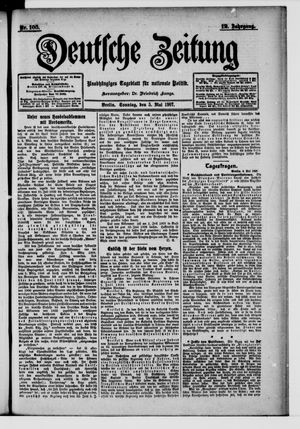 Deutsche Zeitung vom 05.05.1907