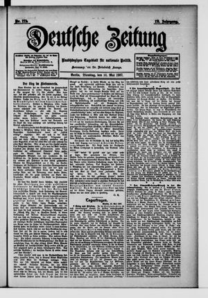 Deutsche Zeitung vom 14.05.1907