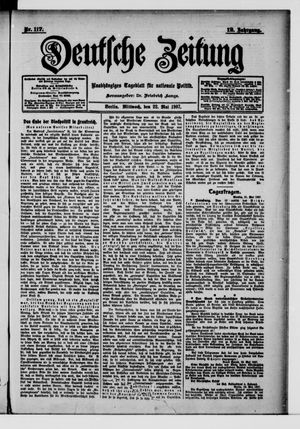 Deutsche Zeitung on May 22, 1907