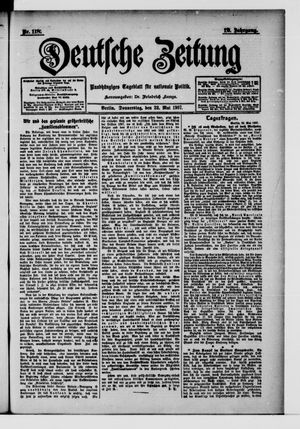 Deutsche Zeitung on May 23, 1907