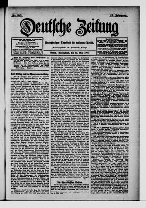 Deutsche Zeitung vom 25.05.1907