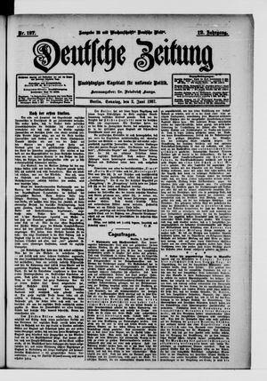 Deutsche Zeitung vom 02.06.1907