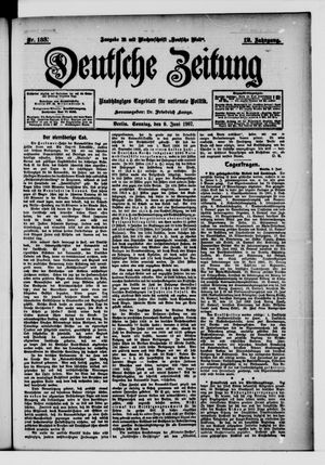 Deutsche Zeitung vom 09.06.1907