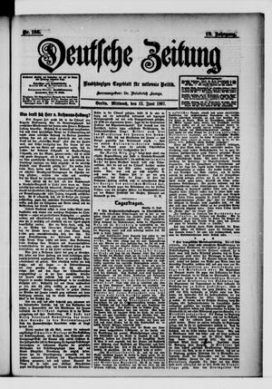 Deutsche Zeitung on Jun 12, 1907