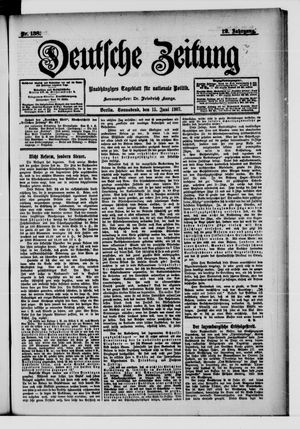 Deutsche Zeitung on Jun 15, 1907